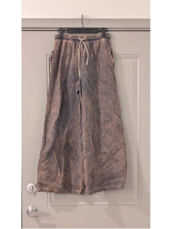 ZARA Pants - Women's ZARA Blue/Gray & Brown Acid Wash Wide Leg Pants XS